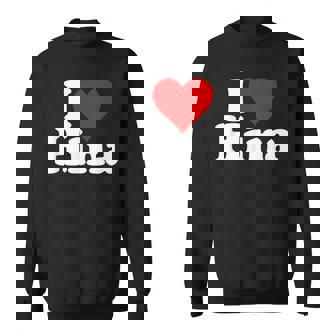 にハートのひな名前が大好き スウェットシャツ - Kawaiitshirt