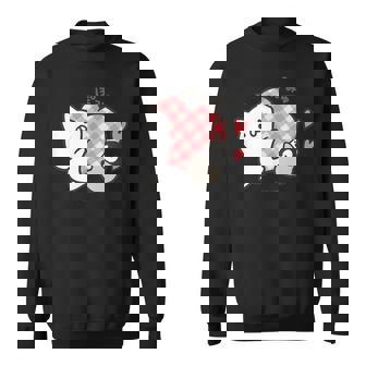 ねこぺん日和 ハート スウェットシャツ - Kawaiitshirt