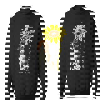 ひまわり サンシャイン ビーグル 動物 ペット ハウンド 犬 恋人 ギフト スウェットシャツ - Kawaiitshirt