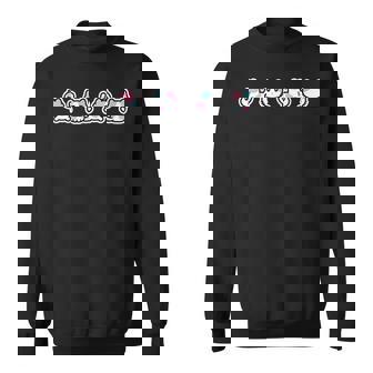 びーえするるる【Bsテレ東公式】全身360°イラストtシャツ（ブラック） スウェットシャツ - Kawaiitshirt