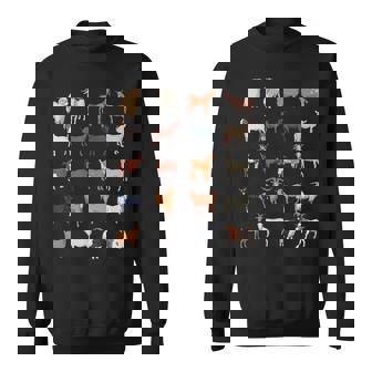 ふれあい動物園 たくさんのヤギ スウェットシャツ - Kawaiitshirt