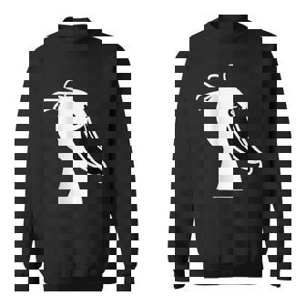 みんな大好きハシビロコウ 動かない鳥 はしび郎クラブ オリジナルデザイン イラスト おもしろ モノクロ スウェットシャツ - Kawaiitshirt