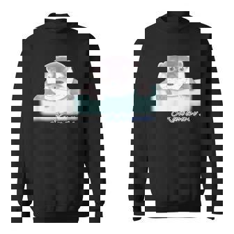 ゆるカワウソさん あそぶ？【 No2 】コツメカワウソ スウェットシャツ - Kawaiitshirt