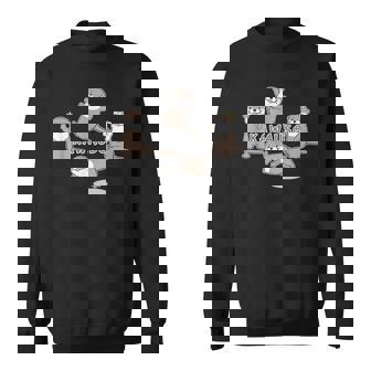 ゆるカワウソさん まるくん『あつまれ！』【 No102 】コツメカワウソ スウェットシャツ - Kawaiitshirt