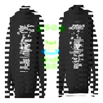 ようこそ カッパ 温泉『カッパくん』河童 お風呂 かっぱの湯【どうぶつフレンズ】ゆるかわいい キャラクター イラスト スウェットシャツ - Kawaiitshirt