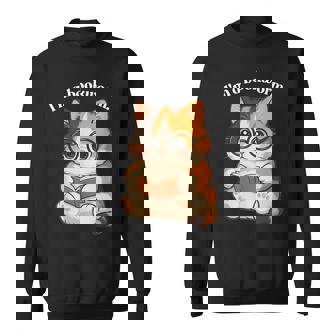 わがまま猫 ねこ 読書好き かわいい おもしろ マンガ スウェットシャツ - Kawaiitshirt