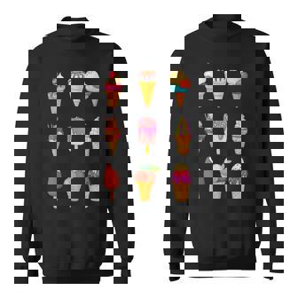 アイスクリーム アイスクリーム アイスクリーム販売ソフトアイスクリーム スウェットシャツ - Kawaiitshirt