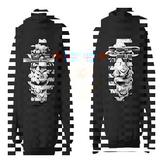 アイスランド土産 アイスランド製品 ハイキング おもしろ羊 スウェットシャツ - Kawaiitshirt