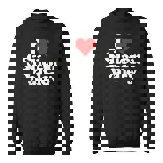 アイラブハートシリコンバレーv カリフォルニア スウェットシャツ - Kawaiitshirt