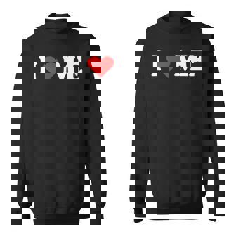 アイラブミー、アイロニックな皮肉のバレンタイン スウェットシャツ - Kawaiitshirt