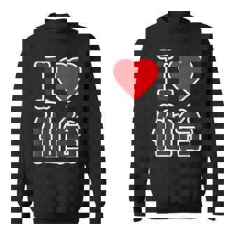 アイラブ・仙台（I Love ハート）宮城県 Big 大きな文字【47都道府県】ジモtティ 旅行お土産 面白 スウェットシャツ - Kawaiitshirt