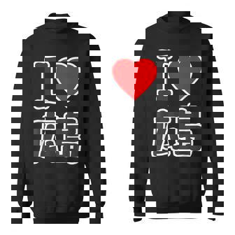 アイラブ・広島（I Love ハート）Big 大きな文字 ハート【47都道府県】ジモtティ 旅行お土産 面白 スウェットシャツ - Kawaiitshirt