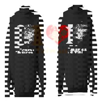 アイラブ台湾フローラル スウェットシャツ - Kawaiitshirt