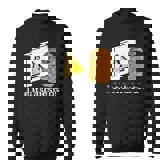 アイ・イート・アスベスト・ファニー・カーズ・チキン・ナゲット・ミーム スウェットシャツ - Kawaiitshirt