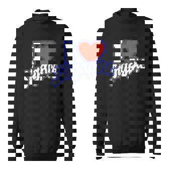 アイ・ラブ・シンガポール スウェットシャツ - Kawaiitshirt