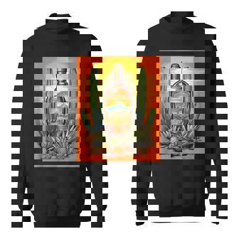 アガベ植物 テキーラボトル メキシカン メズカル アルコール ドリンク スウェットシャツ - Kawaiitshirt