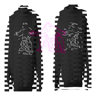 アスレチック相撲インスピレーションシルエット スウェットシャツ - Kawaiitshirt