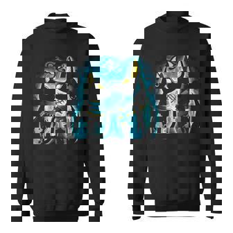 アヌビスとバステト 古代エジプトの死後の世界の神 スウェットシャツ - Kawaiitshirt