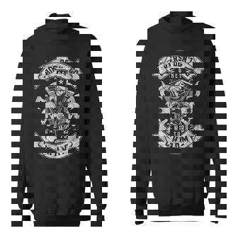 アメリカン バイク おしゃれ ドクロ エンジン ダメージ 面白い イラスト スウェットシャツ - Kawaiitshirt