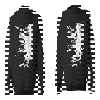 アメリカンイーグル ブラック ホワイト アメリカンパトリオット スウェットシャツ - Kawaiitshirt