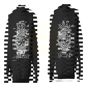 アメリカンイーグル ヴィンテージ レトロ アンティーク調 愛国心 7月4日 スウェットシャツ - Kawaiitshirt