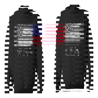 アメリカ国旗シャツ メンズ レディース キッズ 退役軍人の日 星条旗 スウェットシャツ - Kawaiitshirt