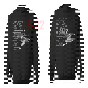アメリカ航空機ステルス戦闘機 F22 ラプター スウェットシャツ - Kawaiitshirt
