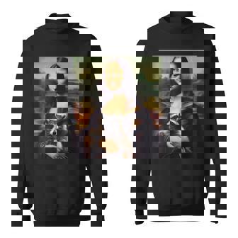 アライグマとモナリザ スウェットシャツ - Kawaiitshirt