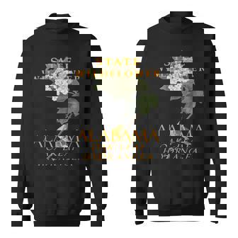 アラバマ準州ワイルドフラワー オークの葉のアジサイ スウェットシャツ - Kawaiitshirt