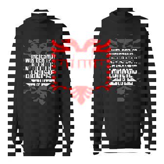 アルバニアブラッドアルバニアイーグル スウェットシャツ - Kawaiitshirt