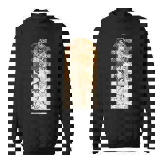 アルフォンス・マリア・ミュシャの「四季」-秋 スウェットシャツ - Kawaiitshirt