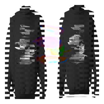 アロワナ 水槽 水槽 愛好家 大型 アロワナ デザイン スウェットシャツ - Kawaiitshirt