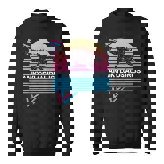 アンキロサウルス 恐竜 レトロ スウェットシャツ - Kawaiitshirt