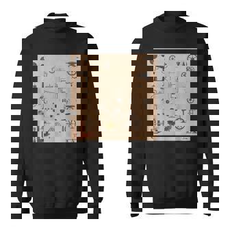 アンティークエンジニアリング機械科学パターン スウェットシャツ - Kawaiitshirt