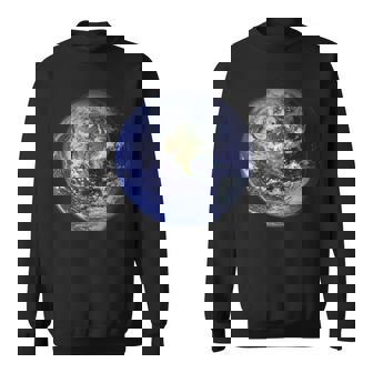 アースプラネット 地球 北米 平球 宇宙雲 スウェットシャツ - Kawaiitshirt