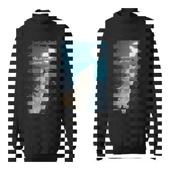 イエローストーン国立公園 オオカミのお土産 記念品 ギフト スウェットシャツ - Kawaiitshirt