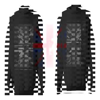 イギリス 国旗 ロンドン メンズ ユニオン ジャック イングランド ロック モッズ アーミー Army かっこいい Uk スウェットシャツ - Kawaiitshirt