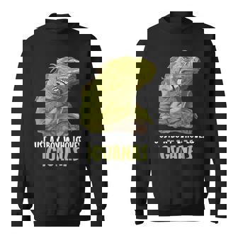 イグアナ・イグアナが大好きな男の子だけ。 スウェットシャツ - Kawaiitshirt