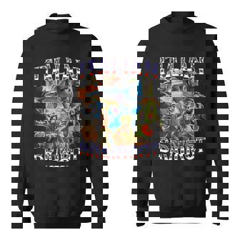 イタリアのブレインロットビッグミーム7月4日フラッグフット。 スウェットシャツ - Kawaiitshirt