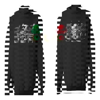 イタリア国旗カラーのイタリアジェラートカップ スウェットシャツ - Kawaiitshirt