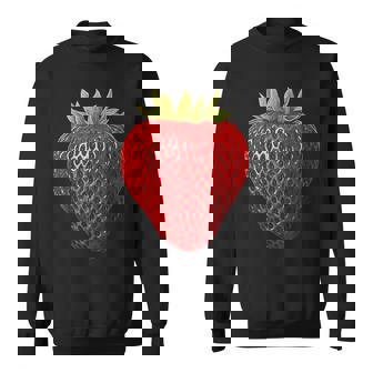 イチゴ イラスト アート フルーツ グラフィック モチーフ スウェットシャツ - Kawaiitshirt