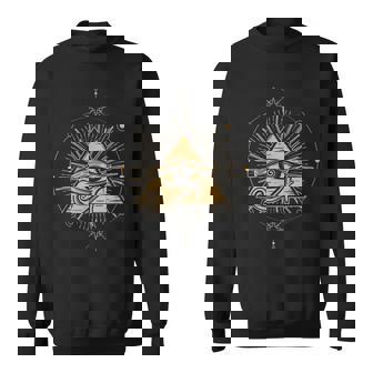 イルミナティ シンボル フリーメイソン トライアングル 陰謀 惑星 スウェットシャツ - Kawaiitshirt