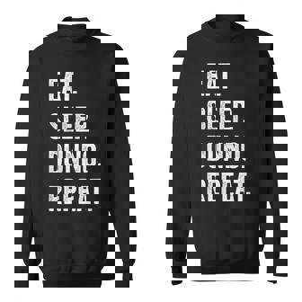 イート・スリープ・ディスクダンノ・リピート スウェットシャツ - Kawaiitshirt