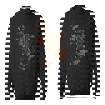 ウィキッドムービーロゴ W バタフライ スウェットシャツ - Kawaiitshirt