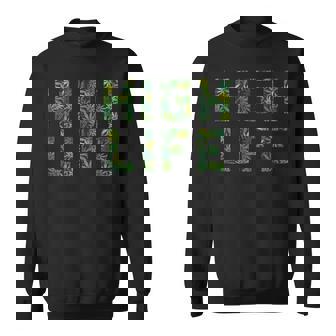 ウィードシャツ メンズ レディース ハイライフ 大麻 マリファナ 恋人 ギフト スウェットシャツ - Kawaiitshirt