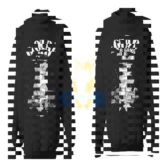 ウェルシュ・コーギー いぬ 犬 筋トレ 筋肉 バーベル ウエイトリフティング スウェットシャツ - Kawaiitshirt