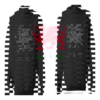 ウェールズ ウェールズ ウェールズ ドラゴン スウェットシャツ - Kawaiitshirt