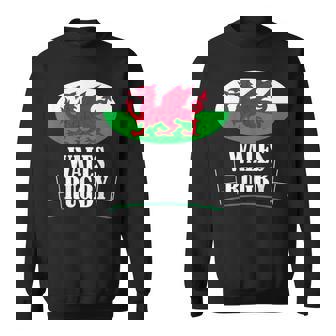 ウェールズ ラグビー チーム Cmon Cymru フラッグ スウェットシャツ - Kawaiitshirt