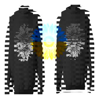 ウクライナの平和ひまわり苦しめられた青と黄色 スウェットシャツ - Kawaiitshirt
