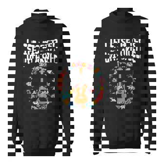 ウクレレで人生はもっと良い-ウクレレ愛好家 スウェットシャツ - Kawaiitshirt